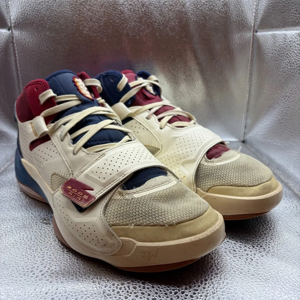 Size 10 Nike Air Jordan Zion 2 Pelicans Coconut Milk Navy Mens Shoes DV0549-164